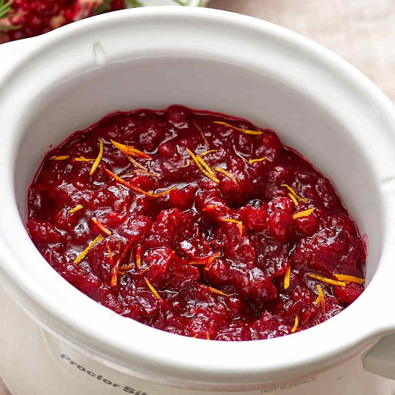 Slow Cooker Cranberry Sauce