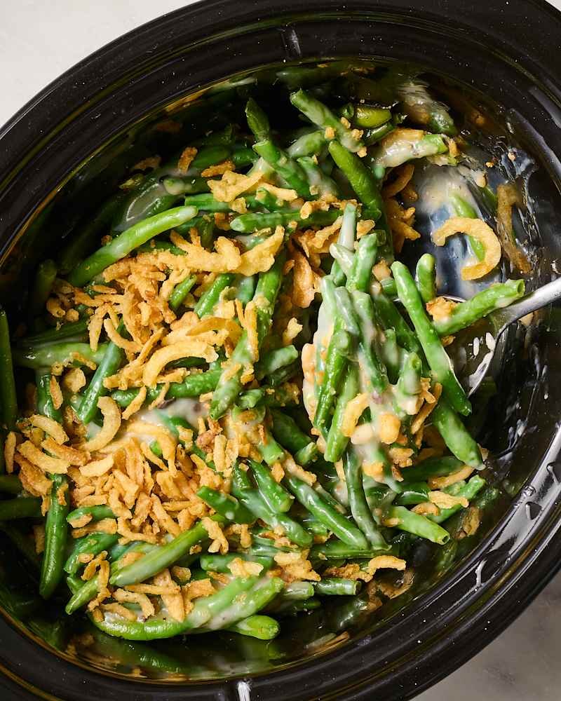 Slow Cooker Green Bean Casserole
